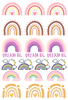 Rainbows - 13.5*20cm UV DTF Sheet