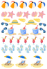 Seaside - 13.5*20cm UV DTF Sheet
