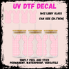 Easter UV DTF - Gingham Bunny