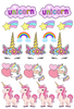 Unicorns - 13.5*20cm UV DTF Sheet