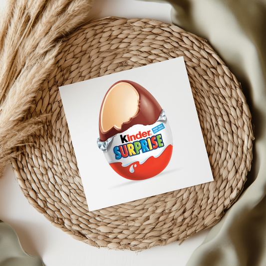 Kinder UV DTF 6cm Individual Decals