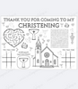DIGITAL FILE - Christening Placemat