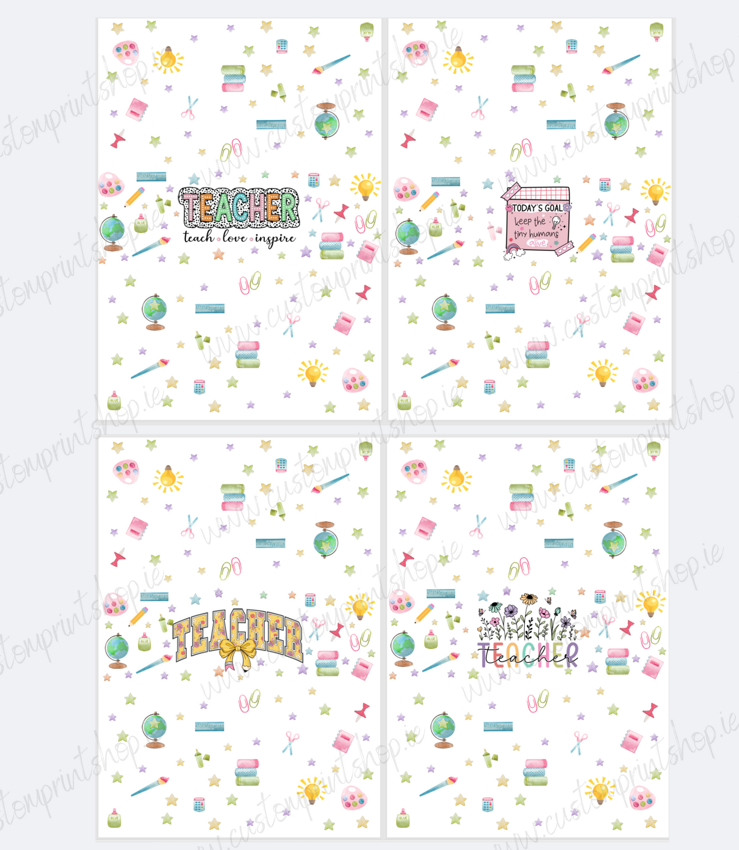 DIGITAL FILE - Teacher Chocolate Bar Wrappers/Sleeves