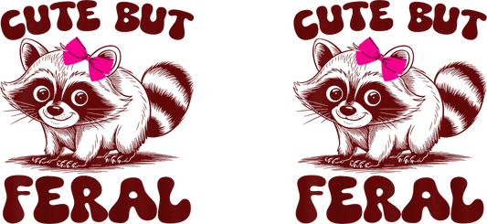 Cute But Feral - 16oz UVDTF Transfer