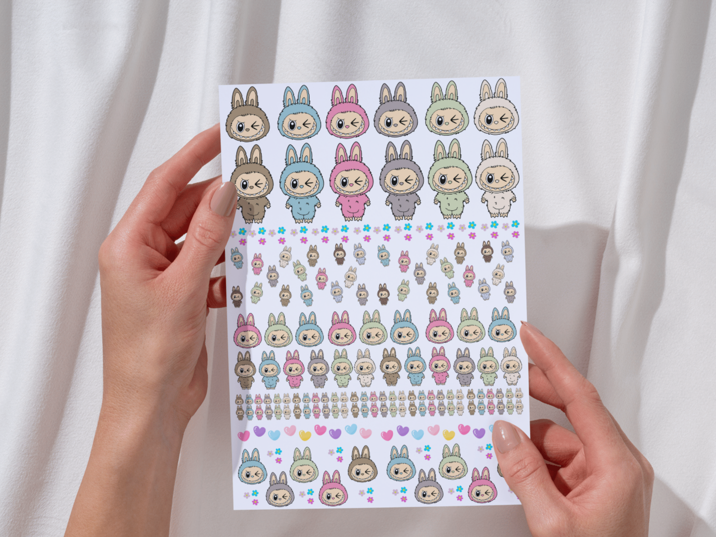 Fluffy Monster A4 size UVDTF