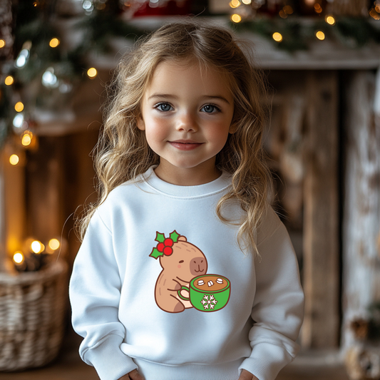 Christmas Capybara DTF Transfer