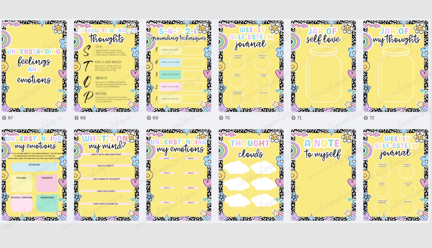 DIGITAL FILE - Emotions Book (For Older Child)