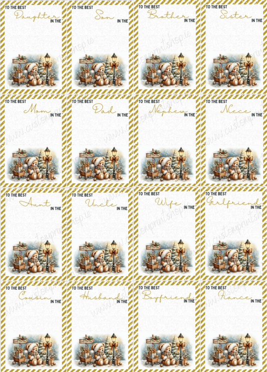 DIGITAL FILE - Candy Cane Lane Galaxy Boards BUNDLE of 48