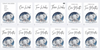 DIGITAL FILE - Milestone Cards Elephant Stars Style