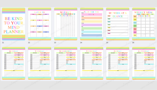 DIGITAL FILE - Kids Planner