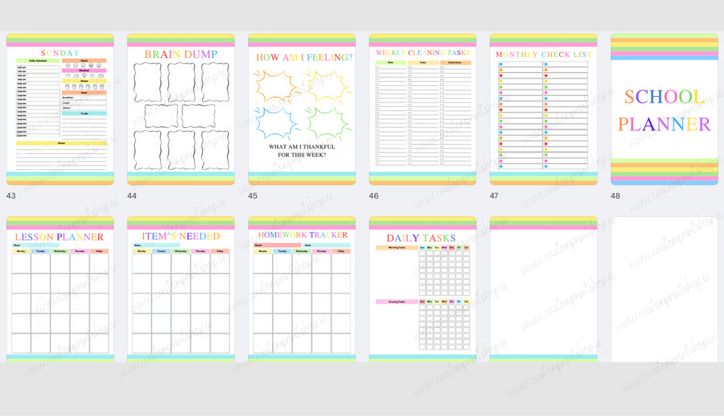 DIGITAL FILE - Kids Planner
