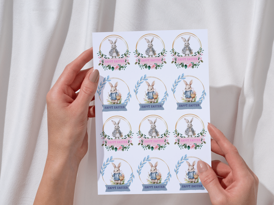 Happy Easter Sheet UV DTF Transfers