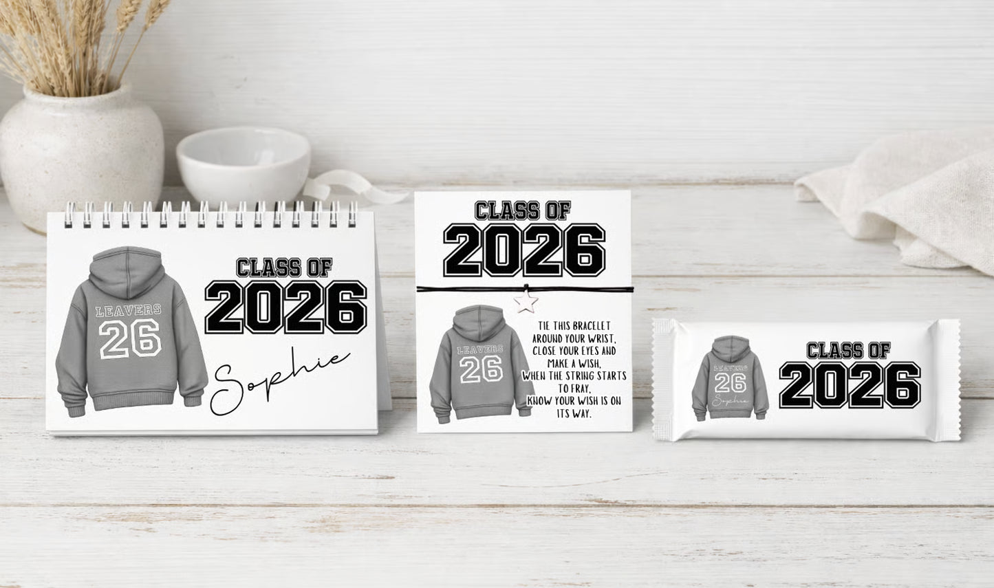 DIGITAL FILE - Leavers 2026 Hoodies - 36 Colours