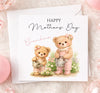 DIGITAL FILE - Mothers Day Gardening Bear Cards
