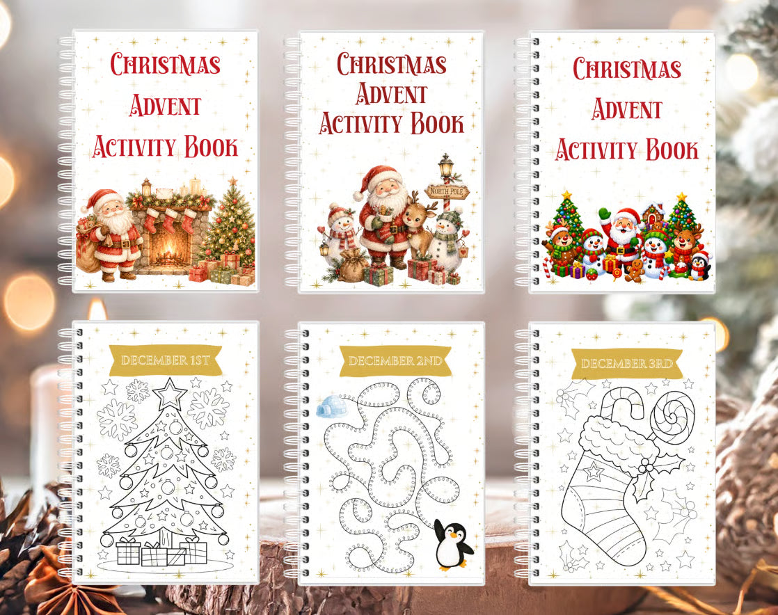 DIGITAL FILE - Children's Advent Colouring Book