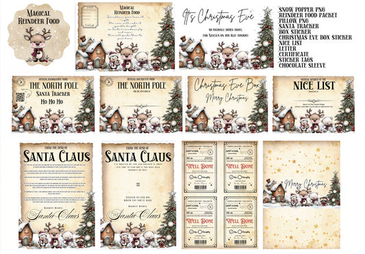 DIGITAL FILE - Christmas Forest Bundle