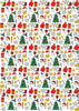 A4 UV DTF Sheet - Christmas Pattern