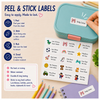 Personalised Peel & Stick School Name Labels (UVDTF)
