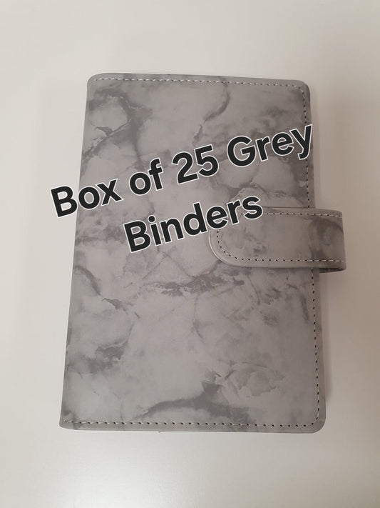 25 Grey Binder Joblot