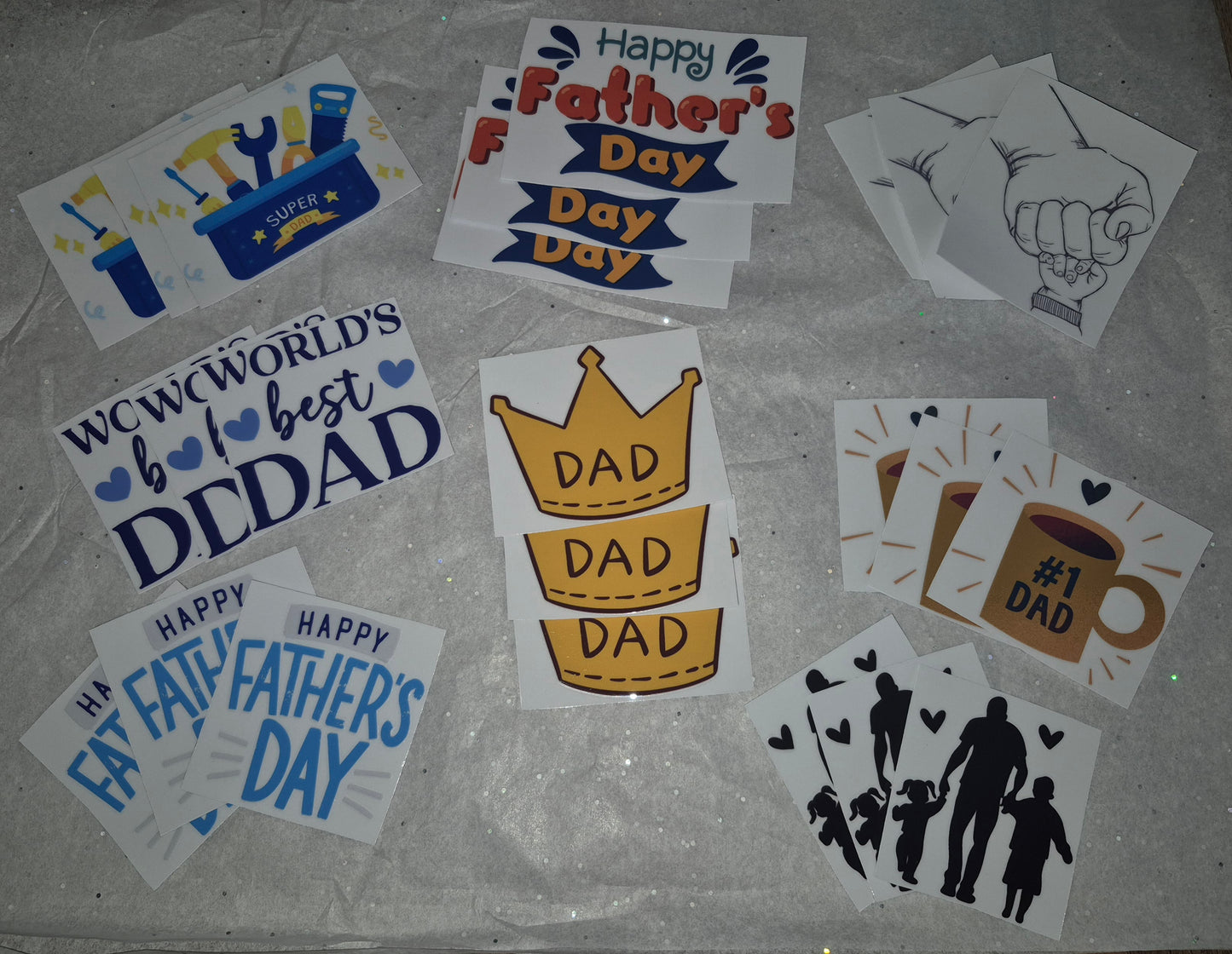 Fathers Day UV DTF Sampler Pack