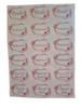 Floral Wedding Party A4 size UV DTF
