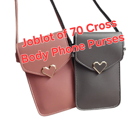 Joblot of 70 Crossbody Phone Purses