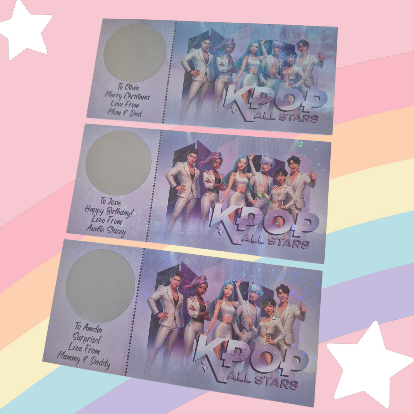 Personalised Kpop All Stars Ticket