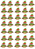 A4 UV DTF Sheet - Christmas Owls