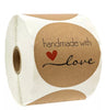 Handmade With Love Stickers