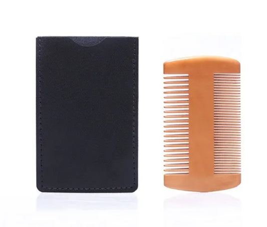 Joblot - 35 Wooden Beard Combs With Covers (JBL#240)