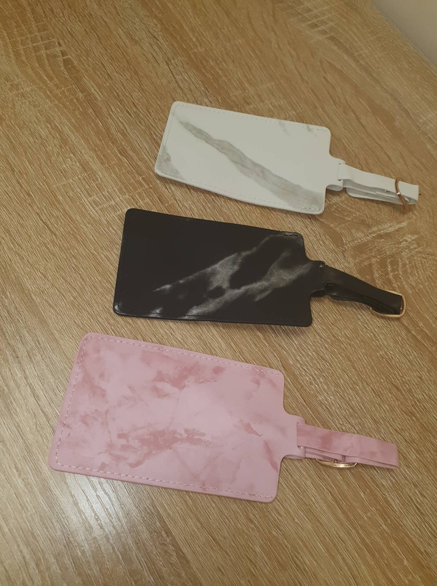 Marble Style Luggage Tags